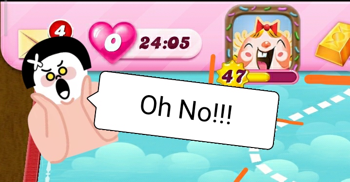 Kehabisan nyawa candy crush saga