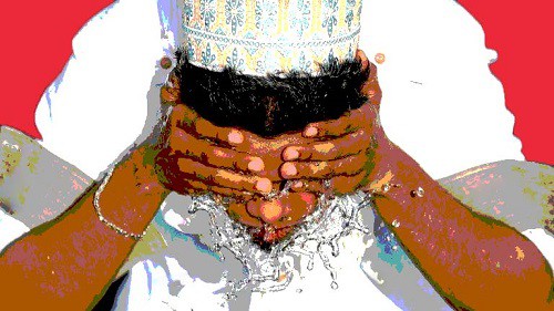 berbicara ketika berwudlu apakah membatalkan wudlu?