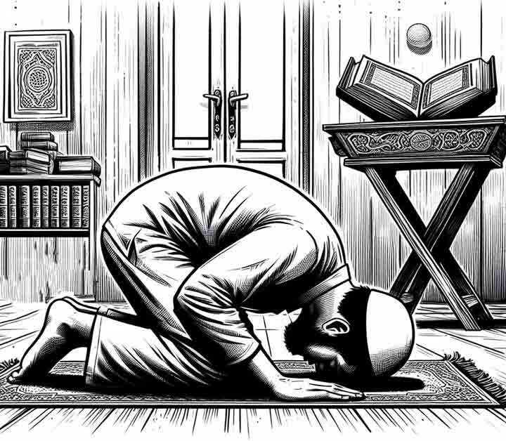 orang bersujud tilawah
